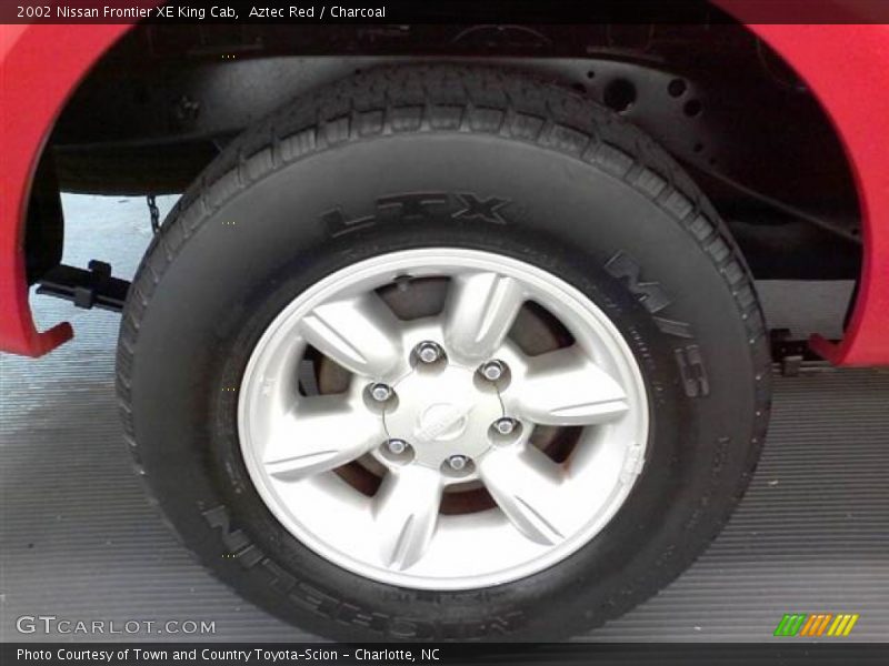 Aztec Red / Charcoal 2002 Nissan Frontier XE King Cab