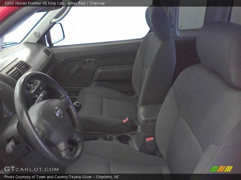 Aztec Red / Charcoal 2002 Nissan Frontier XE King Cab