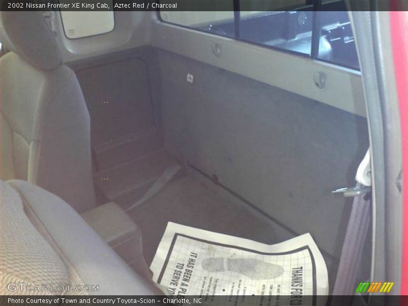 Aztec Red / Charcoal 2002 Nissan Frontier XE King Cab