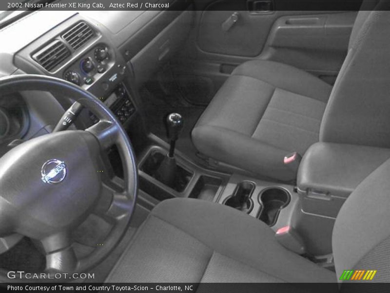 Aztec Red / Charcoal 2002 Nissan Frontier XE King Cab