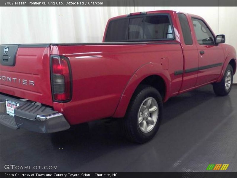 Aztec Red / Charcoal 2002 Nissan Frontier XE King Cab