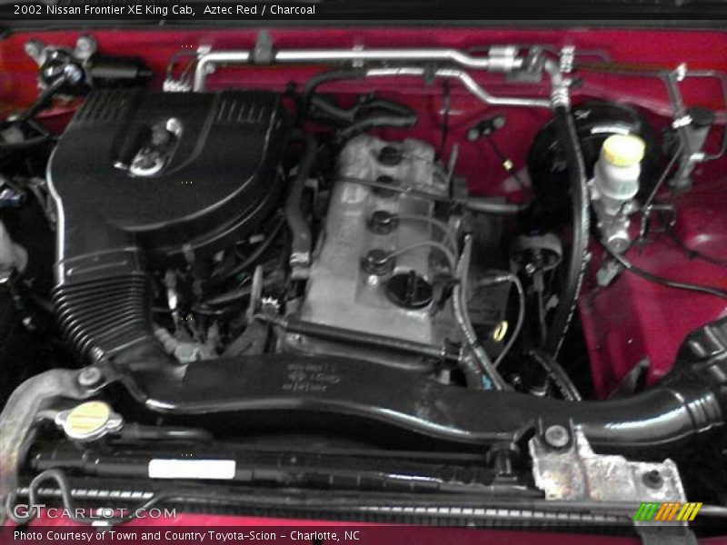 Aztec Red / Charcoal 2002 Nissan Frontier XE King Cab