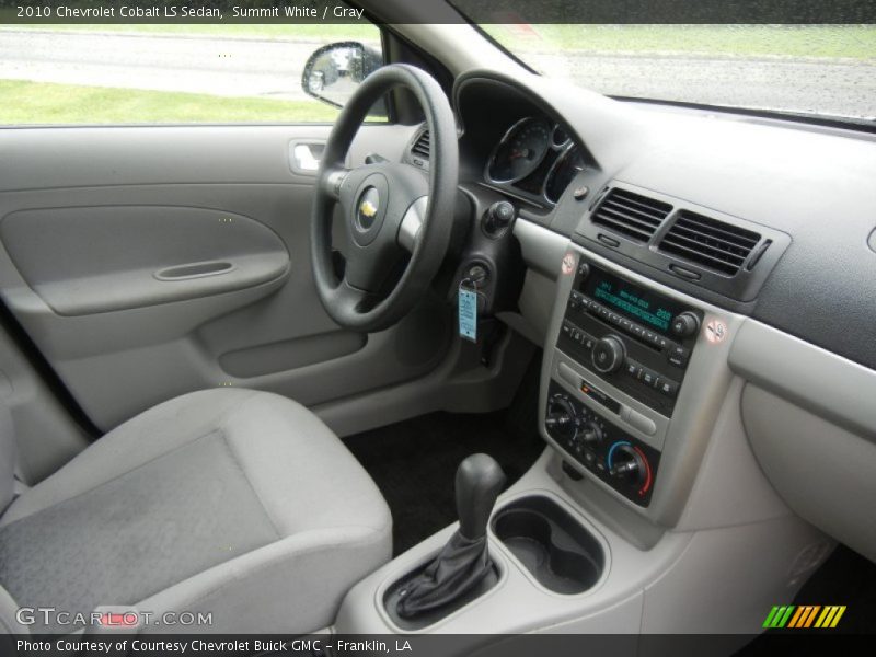 Summit White / Gray 2010 Chevrolet Cobalt LS Sedan