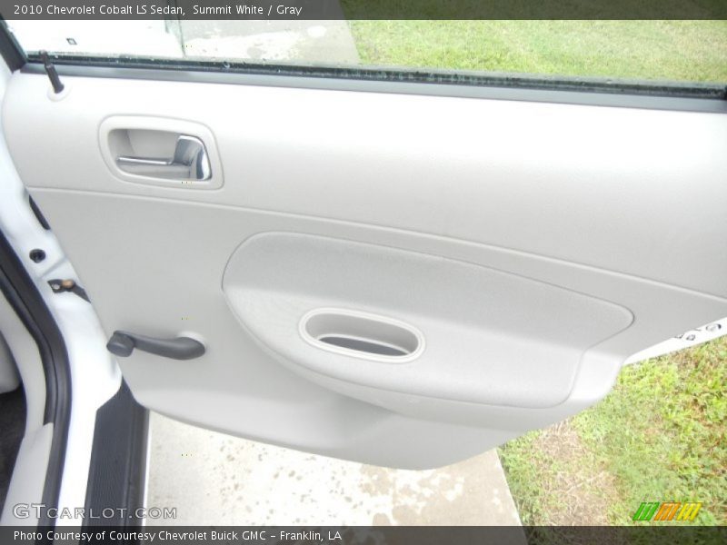 Summit White / Gray 2010 Chevrolet Cobalt LS Sedan