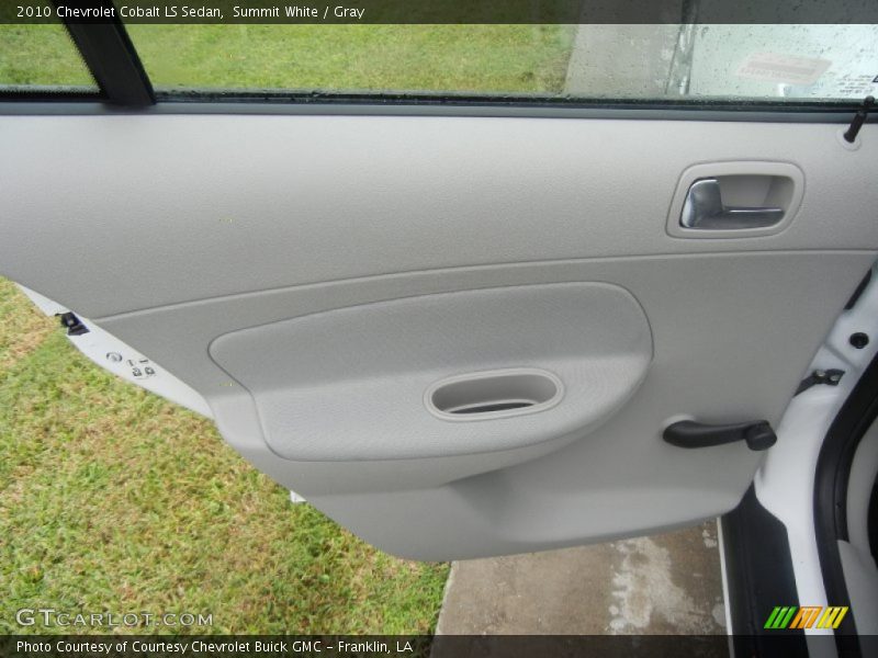 Summit White / Gray 2010 Chevrolet Cobalt LS Sedan