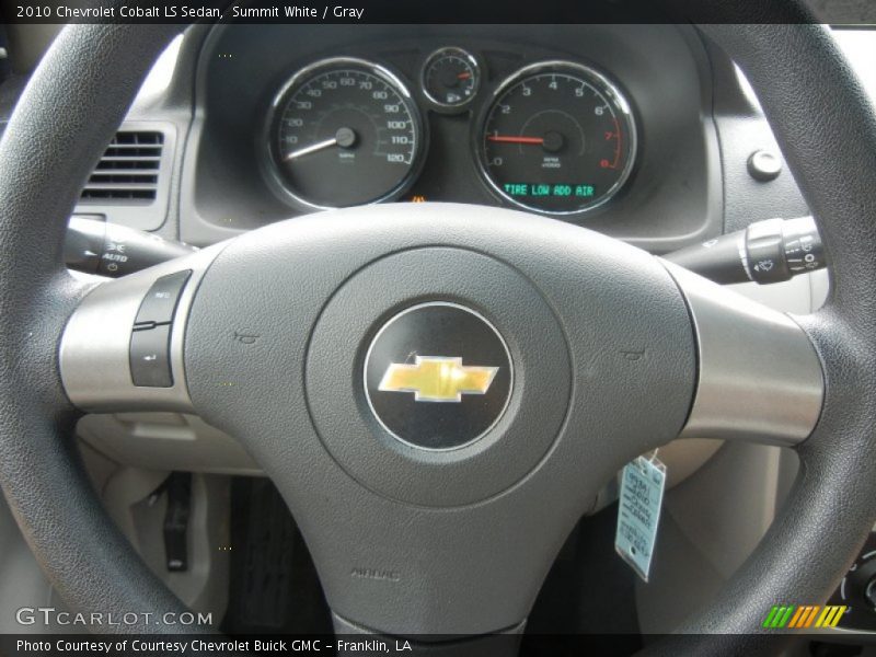 Summit White / Gray 2010 Chevrolet Cobalt LS Sedan