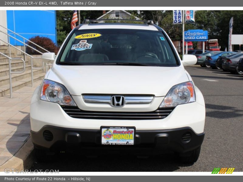 Taffeta White / Gray 2008 Honda CR-V EX-L 4WD