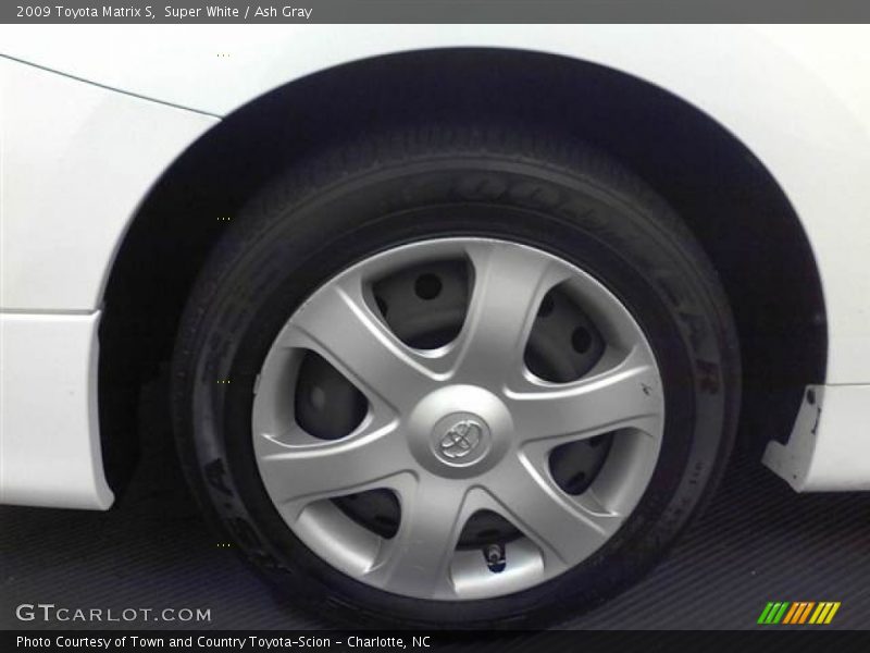 Super White / Ash Gray 2009 Toyota Matrix S