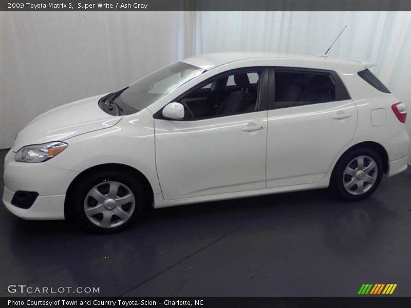 Super White / Ash Gray 2009 Toyota Matrix S