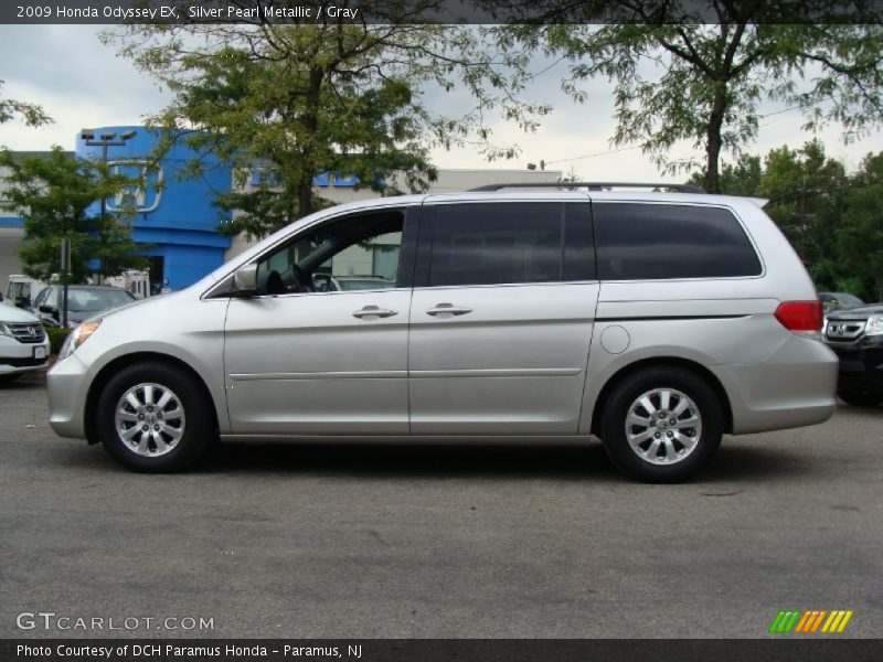 Silver Pearl Metallic / Gray 2009 Honda Odyssey EX