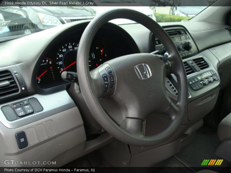 Silver Pearl Metallic / Gray 2009 Honda Odyssey EX