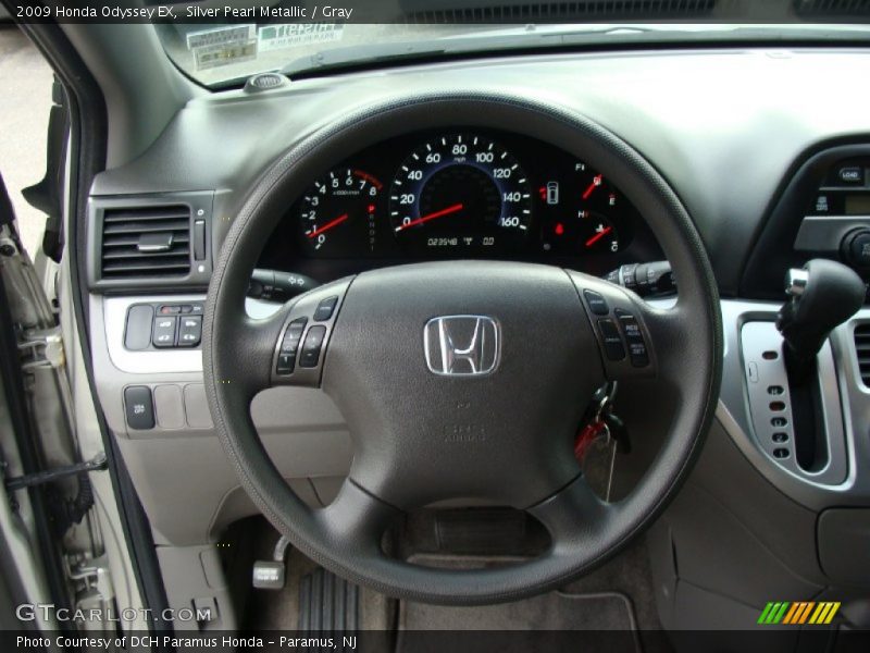 Silver Pearl Metallic / Gray 2009 Honda Odyssey EX