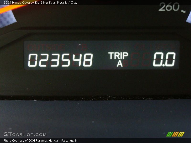 Silver Pearl Metallic / Gray 2009 Honda Odyssey EX
