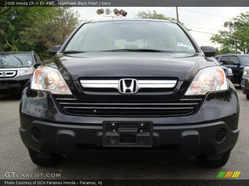 Nighthawk Black Pearl / Ivory 2008 Honda CR-V EX 4WD