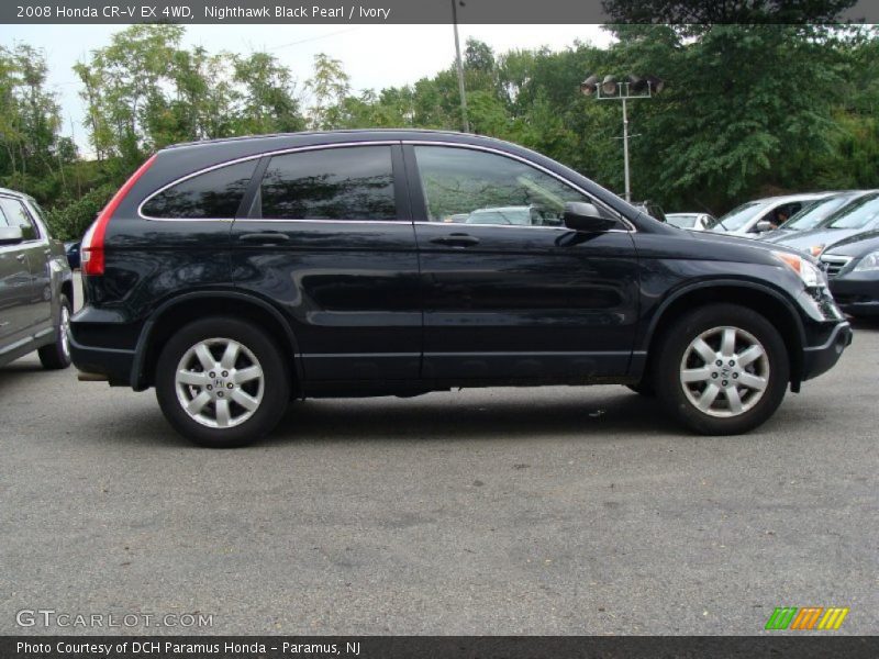 Nighthawk Black Pearl / Ivory 2008 Honda CR-V EX 4WD