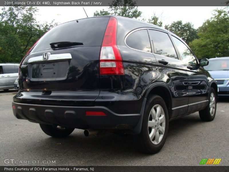 Nighthawk Black Pearl / Ivory 2008 Honda CR-V EX 4WD