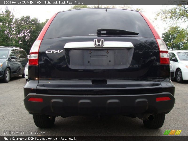 Nighthawk Black Pearl / Ivory 2008 Honda CR-V EX 4WD