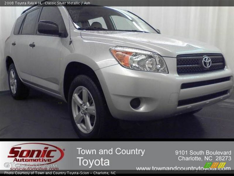 Classic Silver Metallic / Ash 2008 Toyota RAV4 I4