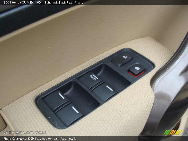 Nighthawk Black Pearl / Ivory 2008 Honda CR-V EX 4WD