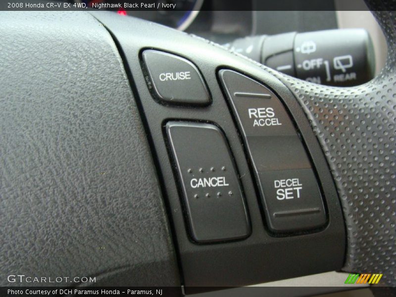 Nighthawk Black Pearl / Ivory 2008 Honda CR-V EX 4WD