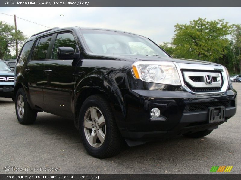 Formal Black / Gray 2009 Honda Pilot EX 4WD
