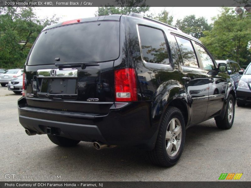 Formal Black / Gray 2009 Honda Pilot EX 4WD