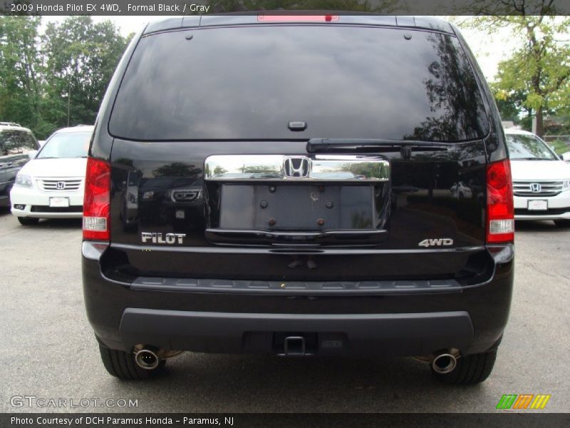 Formal Black / Gray 2009 Honda Pilot EX 4WD