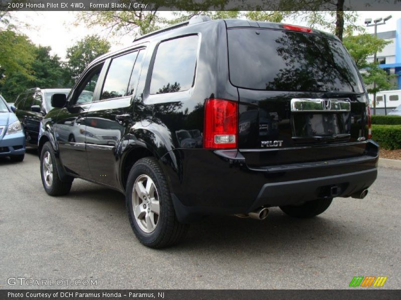 Formal Black / Gray 2009 Honda Pilot EX 4WD