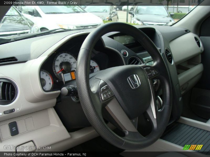 Formal Black / Gray 2009 Honda Pilot EX 4WD