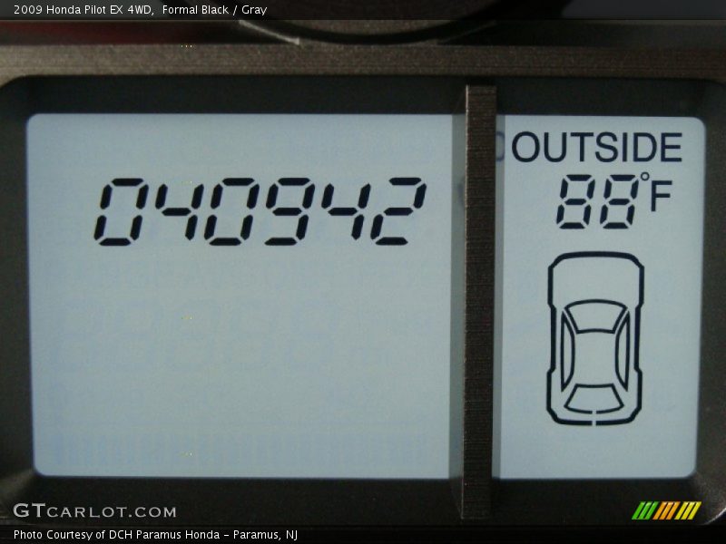 Formal Black / Gray 2009 Honda Pilot EX 4WD