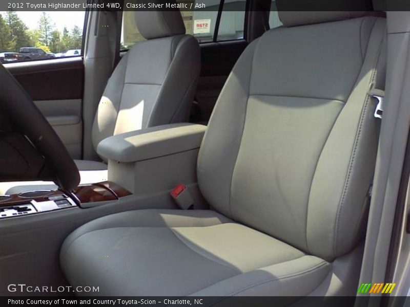 Classic Silver Metallic / Ash 2012 Toyota Highlander Limited 4WD