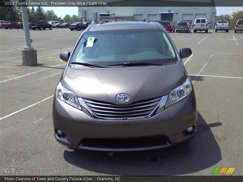 Predawn Gray Mica / Light Gray 2011 Toyota Sienna XLE