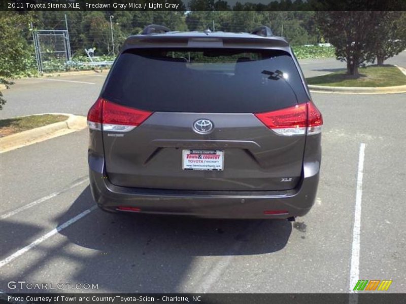 Predawn Gray Mica / Light Gray 2011 Toyota Sienna XLE