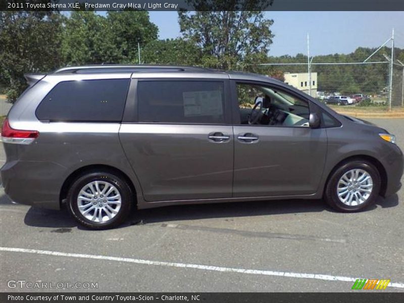 Predawn Gray Mica / Light Gray 2011 Toyota Sienna XLE