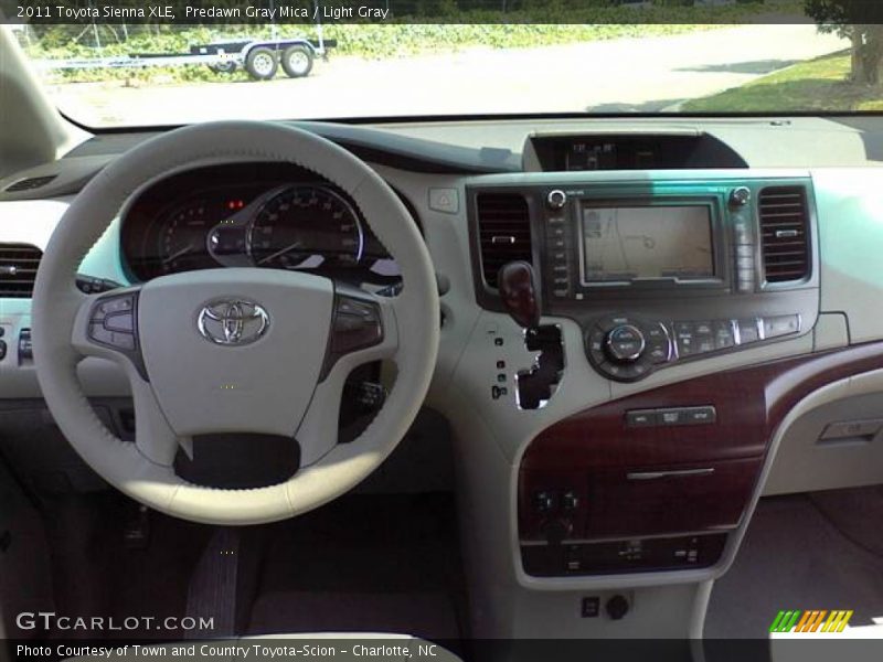 Predawn Gray Mica / Light Gray 2011 Toyota Sienna XLE