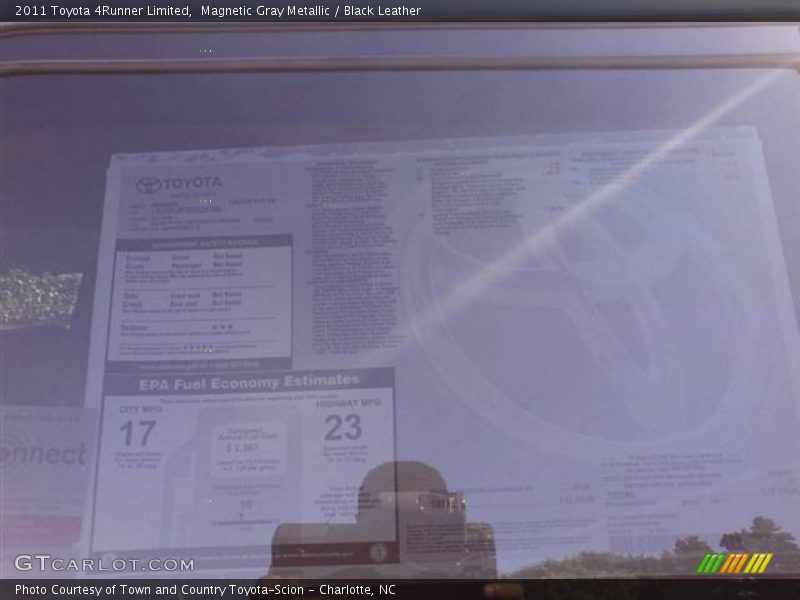 Magnetic Gray Metallic / Black Leather 2011 Toyota 4Runner Limited