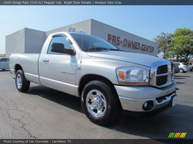 Bright Silver Metallic / Medium Slate Gray 2006 Dodge Ram 2500 SLT Regular Cab