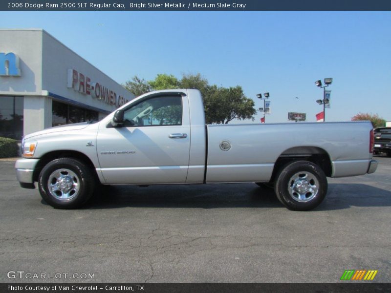 Bright Silver Metallic / Medium Slate Gray 2006 Dodge Ram 2500 SLT Regular Cab