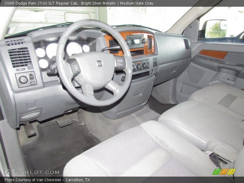 Bright Silver Metallic / Medium Slate Gray 2006 Dodge Ram 2500 SLT Regular Cab