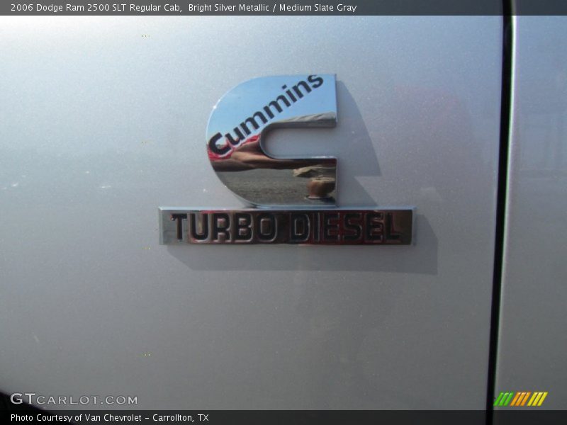Bright Silver Metallic / Medium Slate Gray 2006 Dodge Ram 2500 SLT Regular Cab