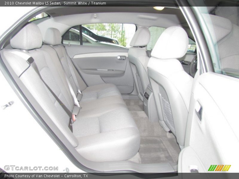 Summit White / Titanium 2010 Chevrolet Malibu LS Sedan