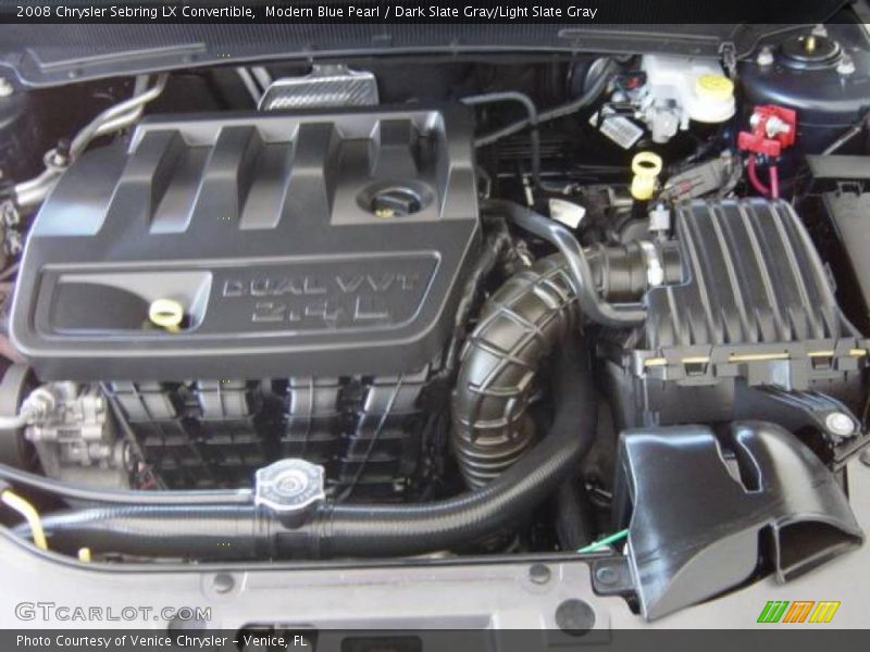 Modern Blue Pearl / Dark Slate Gray/Light Slate Gray 2008 Chrysler Sebring LX Convertible