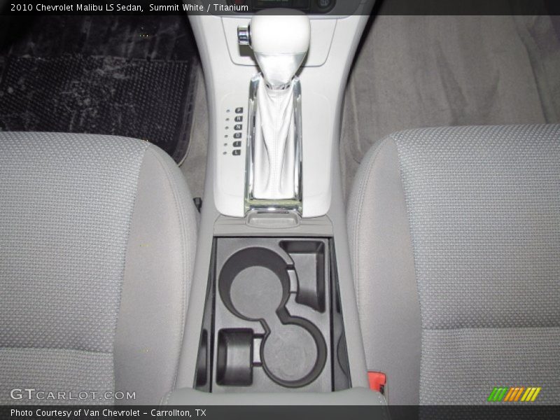 Summit White / Titanium 2010 Chevrolet Malibu LS Sedan