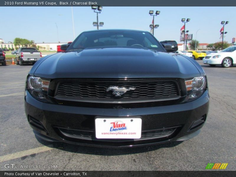 Black / Charcoal Black 2010 Ford Mustang V6 Coupe