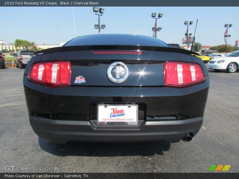 Black / Charcoal Black 2010 Ford Mustang V6 Coupe