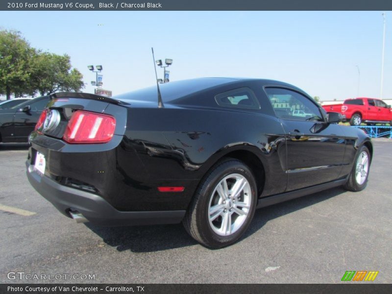 Black / Charcoal Black 2010 Ford Mustang V6 Coupe