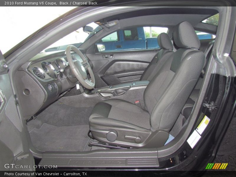 Black / Charcoal Black 2010 Ford Mustang V6 Coupe