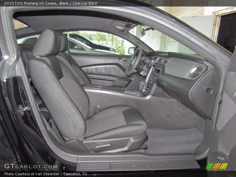 Black / Charcoal Black 2010 Ford Mustang V6 Coupe