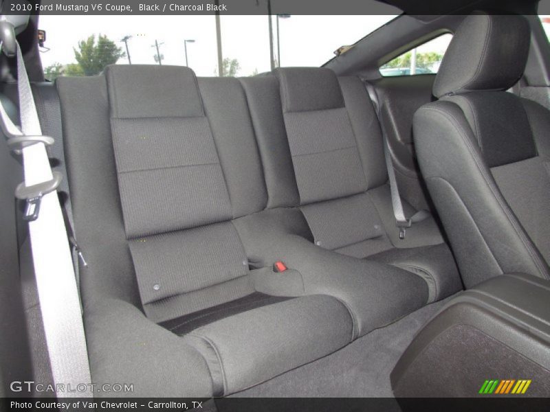 Black / Charcoal Black 2010 Ford Mustang V6 Coupe