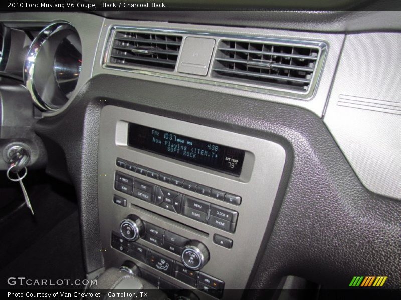 Black / Charcoal Black 2010 Ford Mustang V6 Coupe